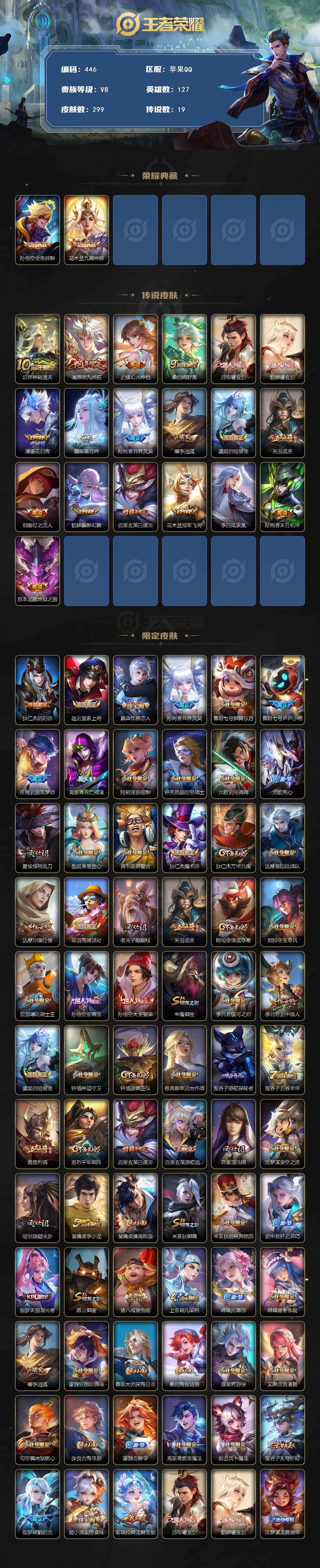 WZCMW495892王者荣耀账号详情图2