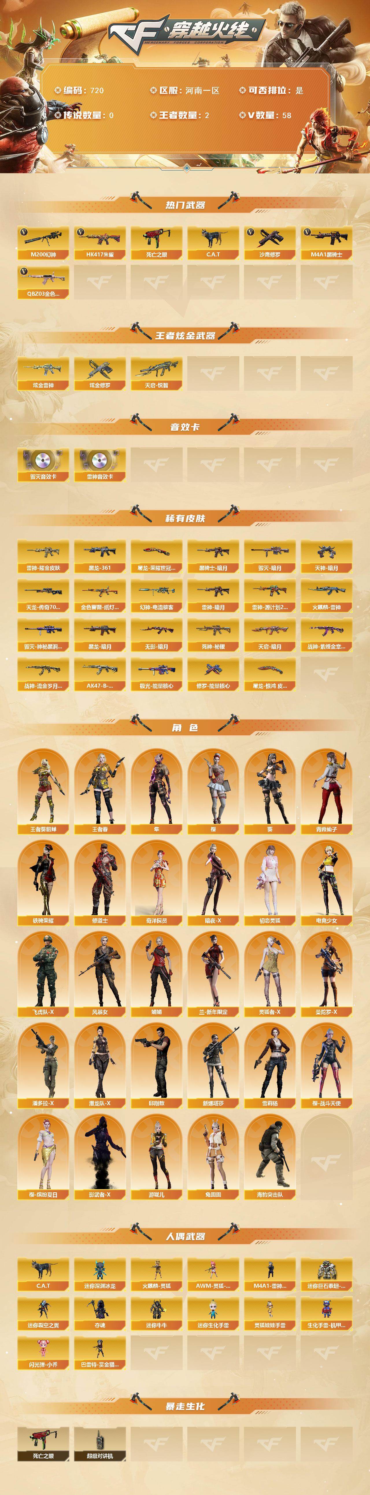 CFCMW421539穿越火线账号详情图2