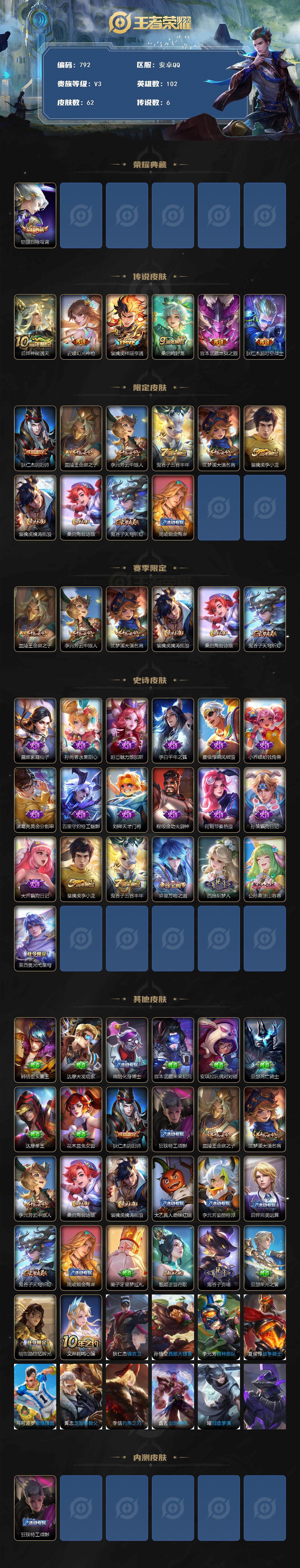 WZKG448756王者荣耀账号详情图3