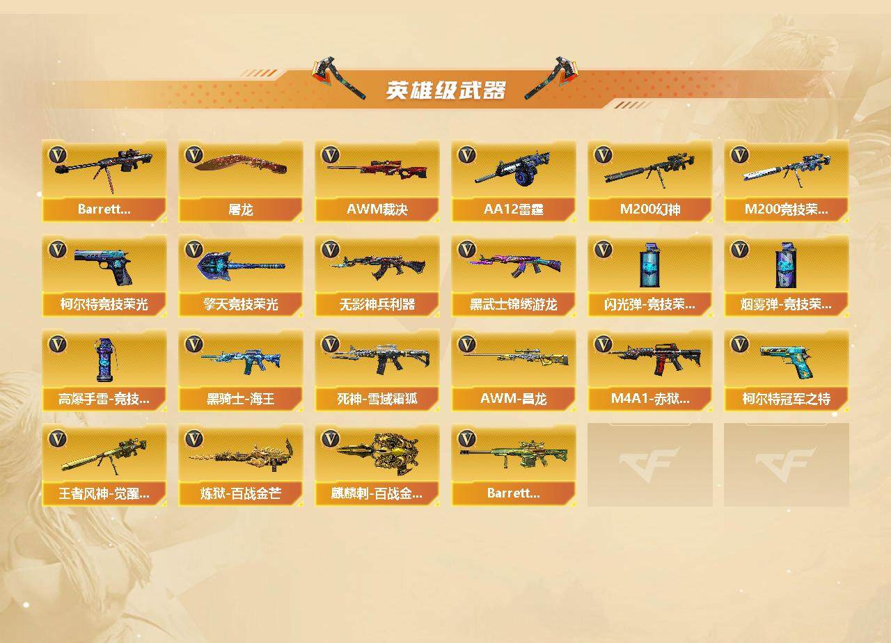 CFEY385127穿越火线账号详情图3