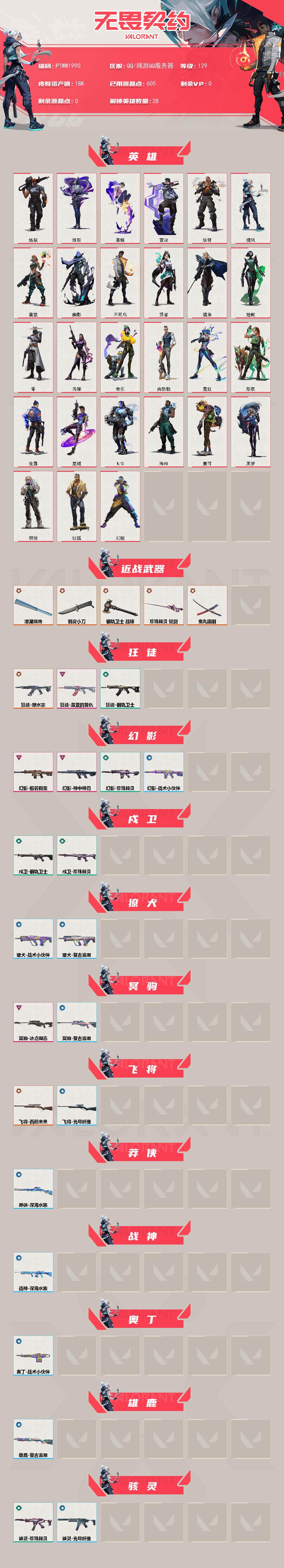 WWQQM43069无畏契约账号详情图3 WWQQM43069无畏契约账号详情图3