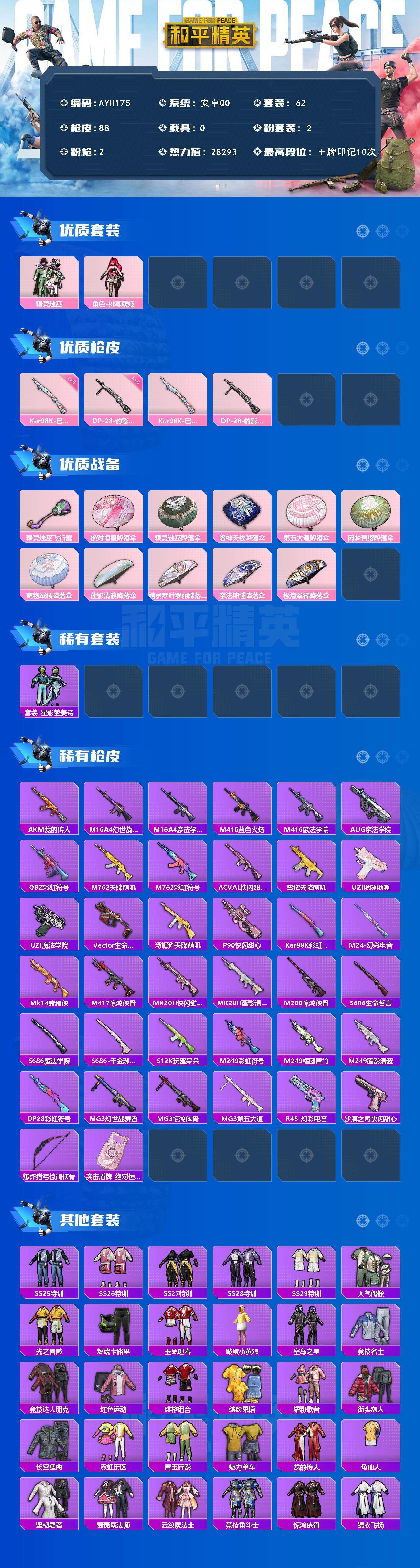 HPCMW3454375和平精英账号详情图2