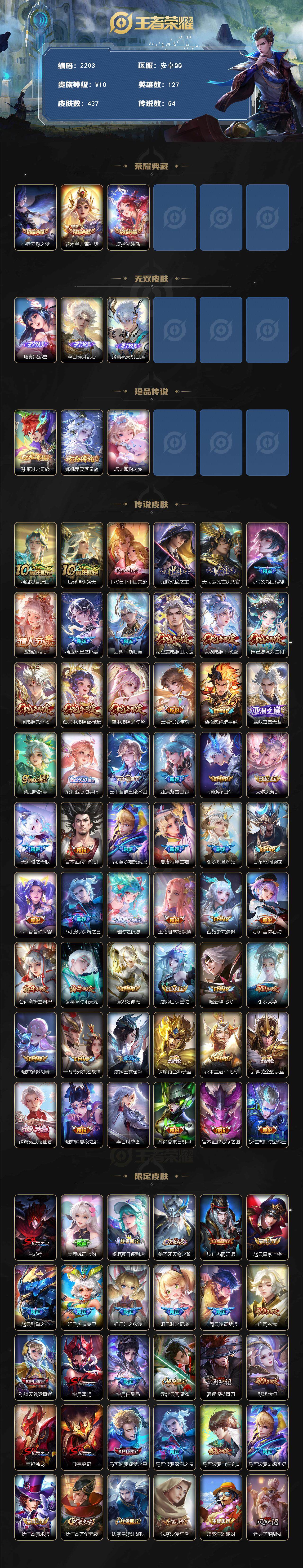 WZCMW3482248王者荣耀账号详情图2