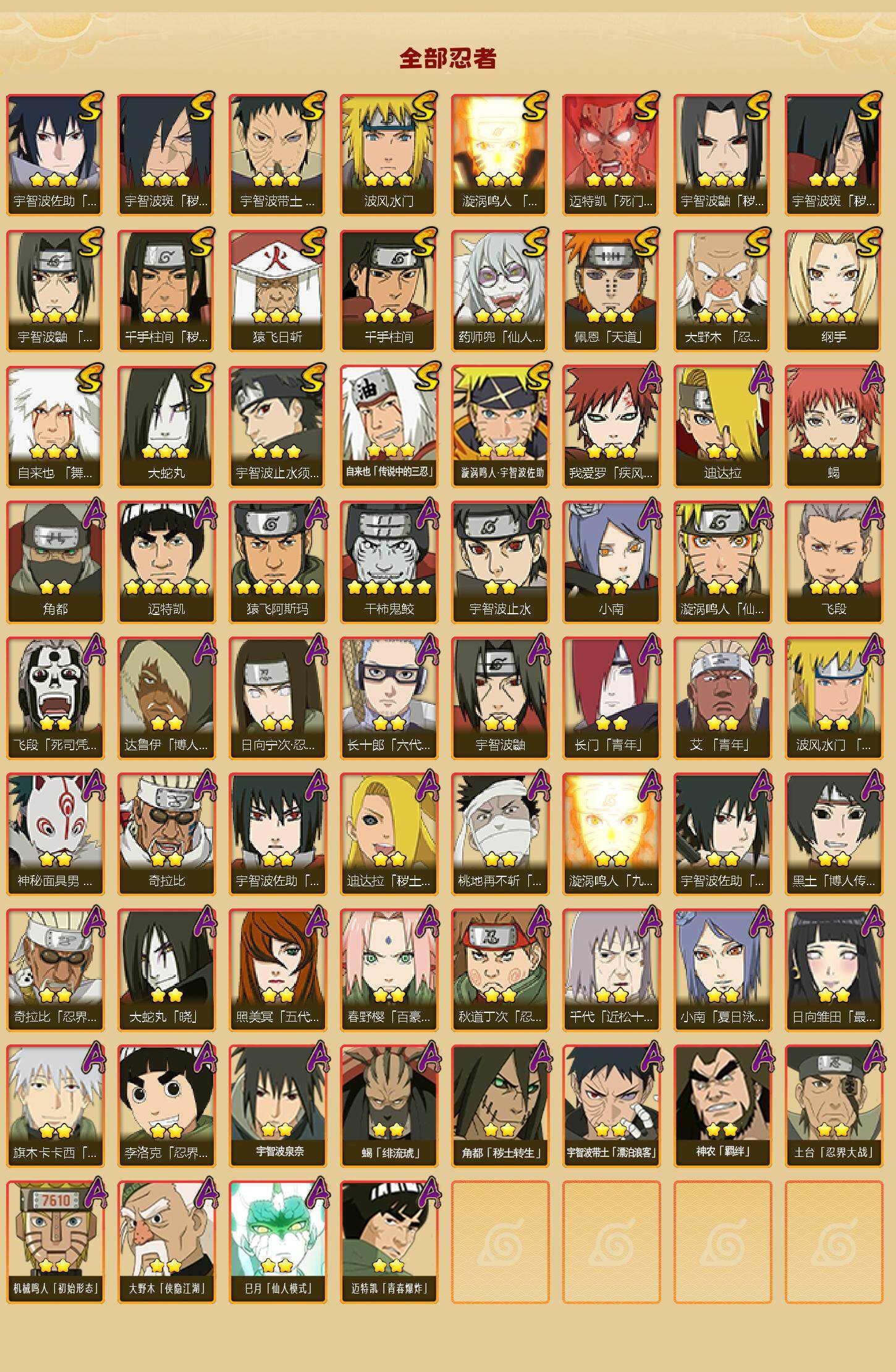 HYLFY344377火影忍者账号详情图3 HYLFY344377火影忍者账号详情图3