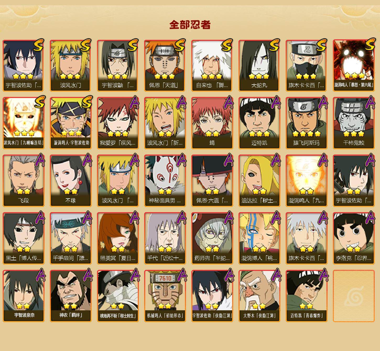 HYLFY344334火影忍者账号详情图2 HYLFY344334火影忍者账号详情图2