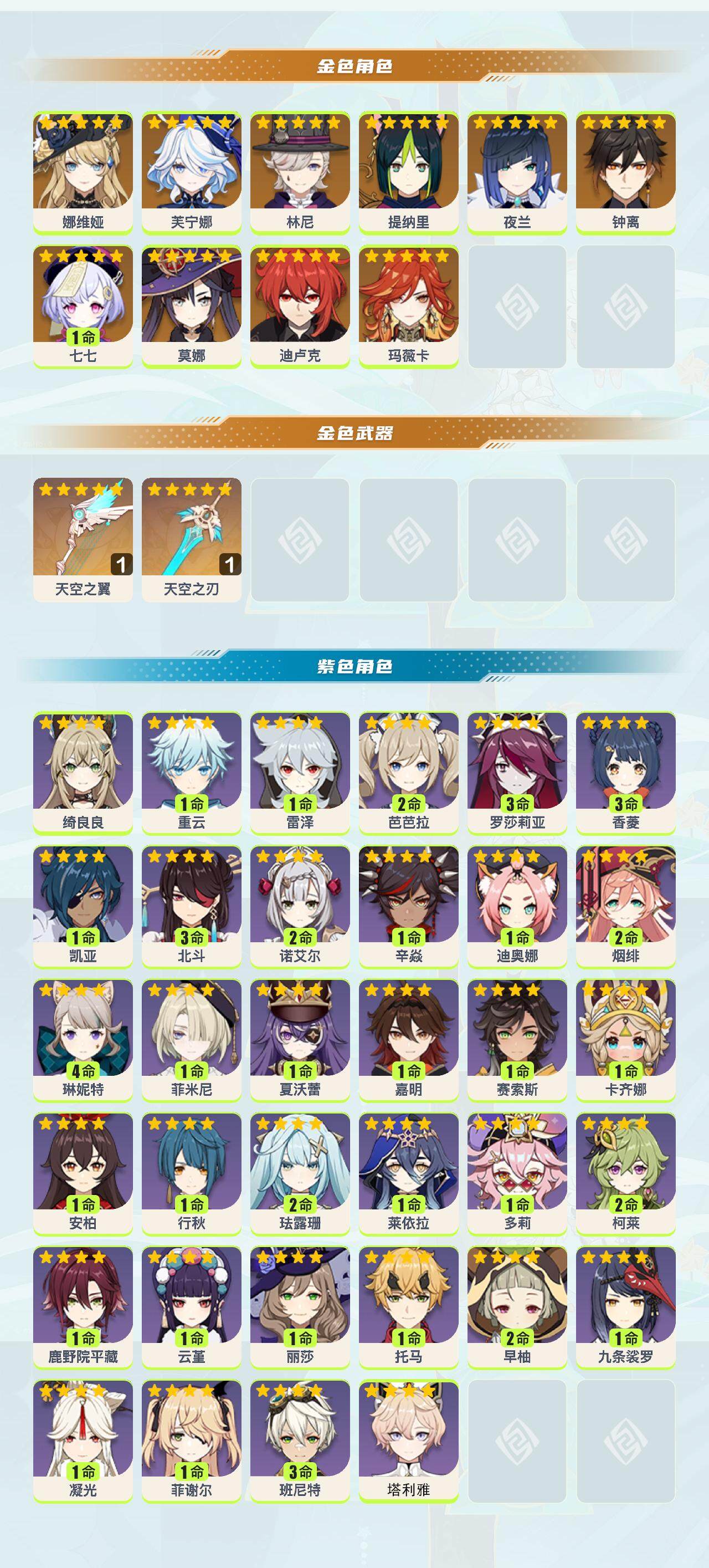 YSEY317219原神账号详情图3