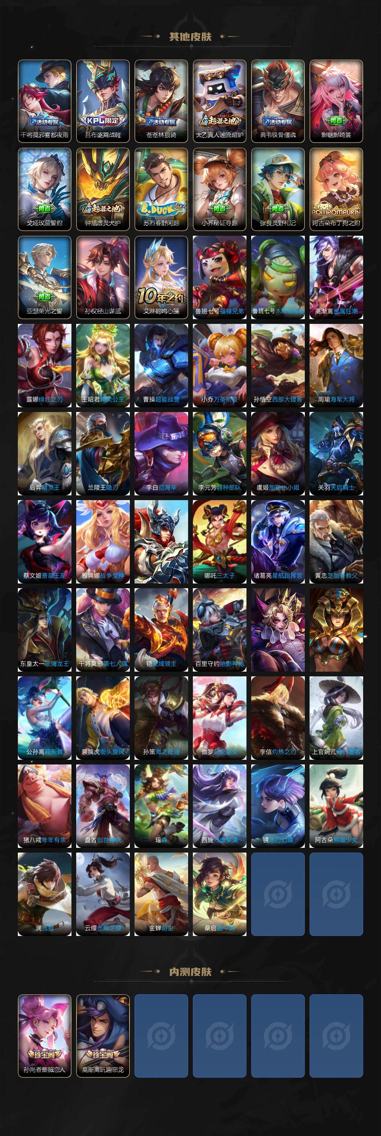 WZ033483216王者荣耀账号详情图5 WZ033483216王者荣耀账号详情图5