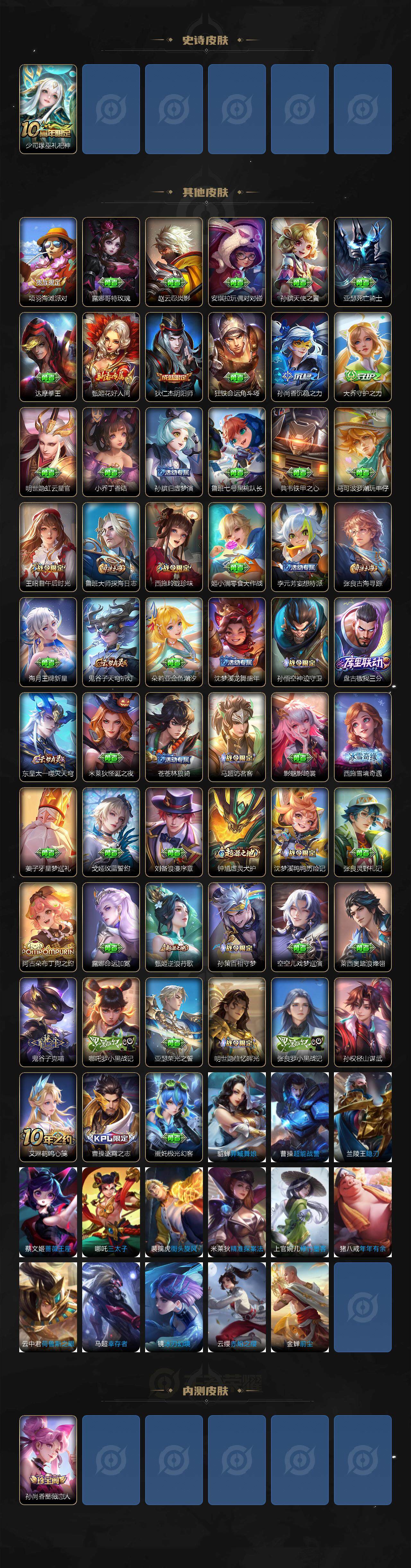 WZJM3483005王者荣耀账号详情图3 WZJM3483005王者荣耀账号详情图3