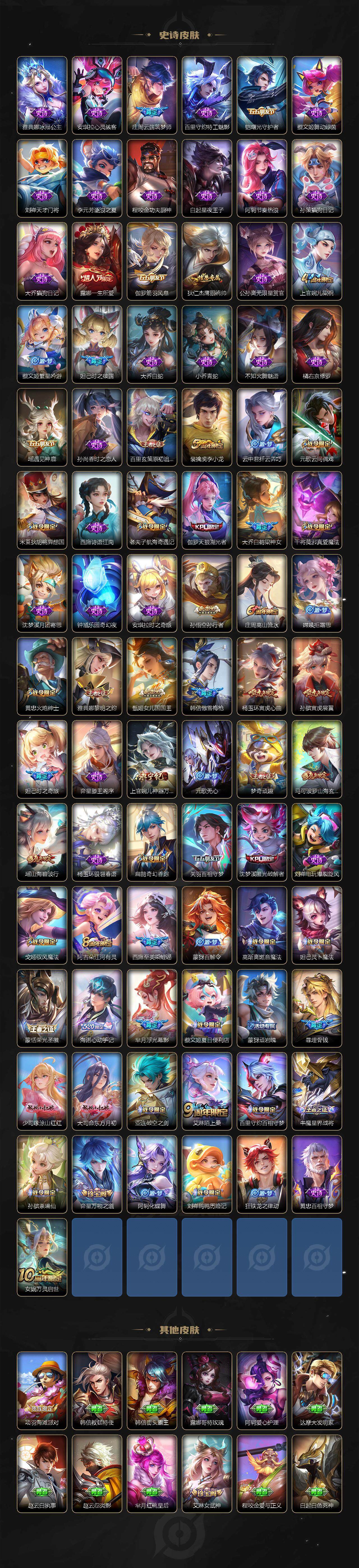 WZJM3483010王者荣耀账号详情图4 WZJM3483010王者荣耀账号详情图4