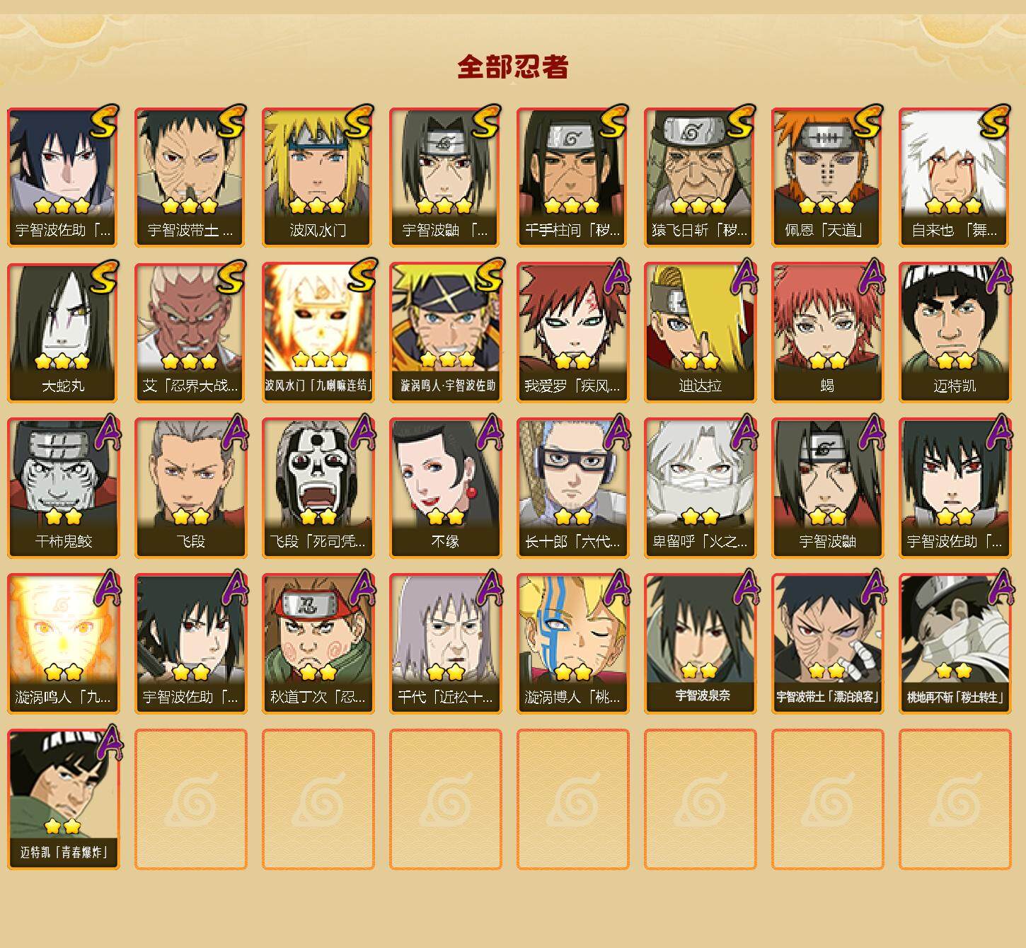 HYLFY344464火影忍者账号详情图3