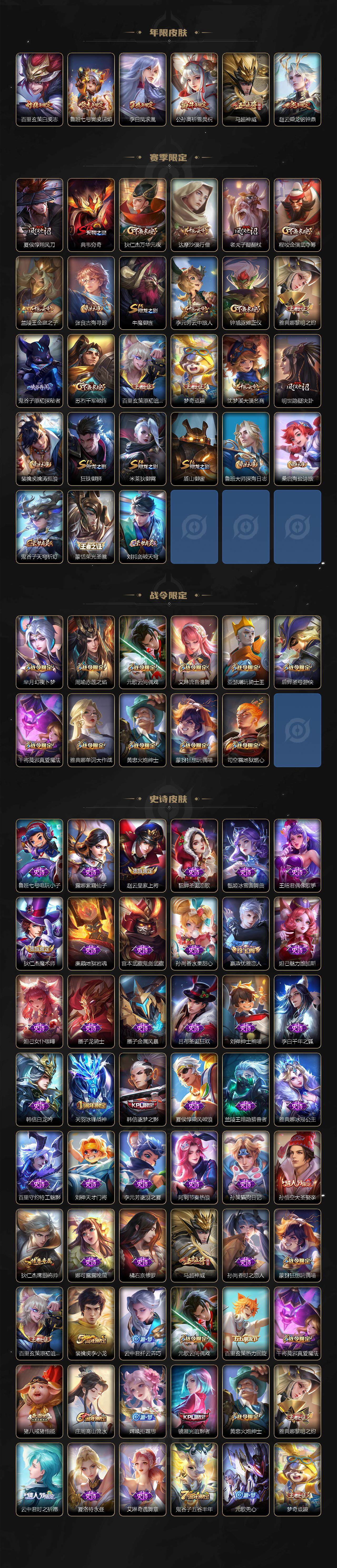 WZ033483159王者荣耀账号详情图3 WZ033483159王者荣耀账号详情图3