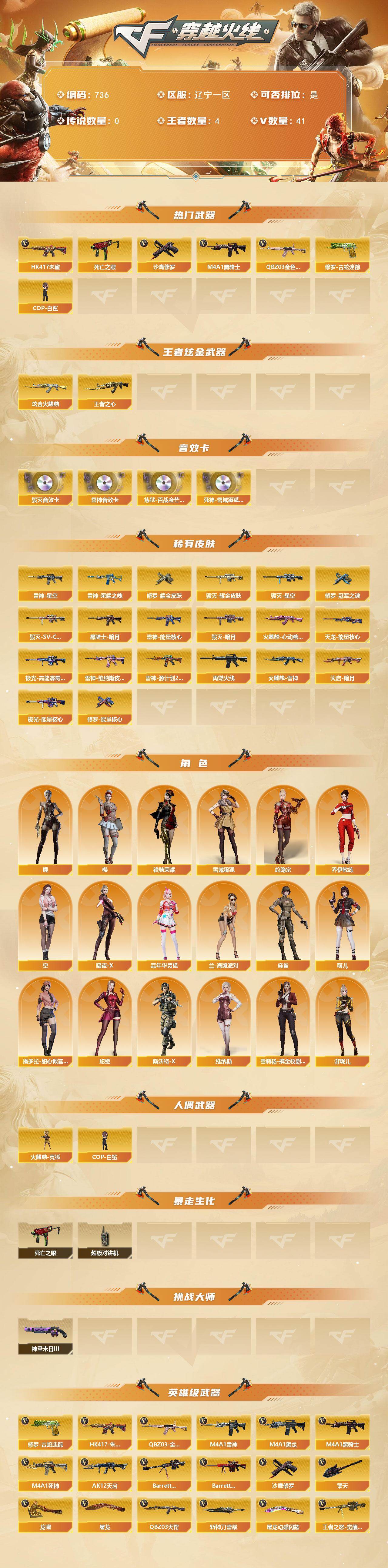 CFCMW421418穿越火线账号详情图2