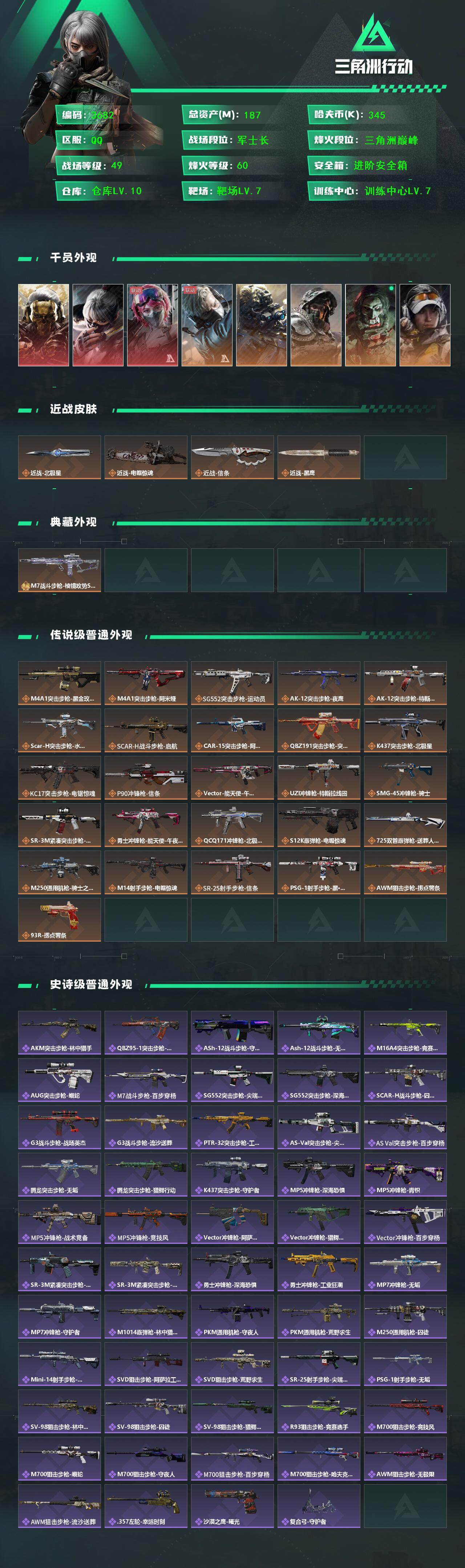 SJZCMW434369三角洲行动账号详情图3