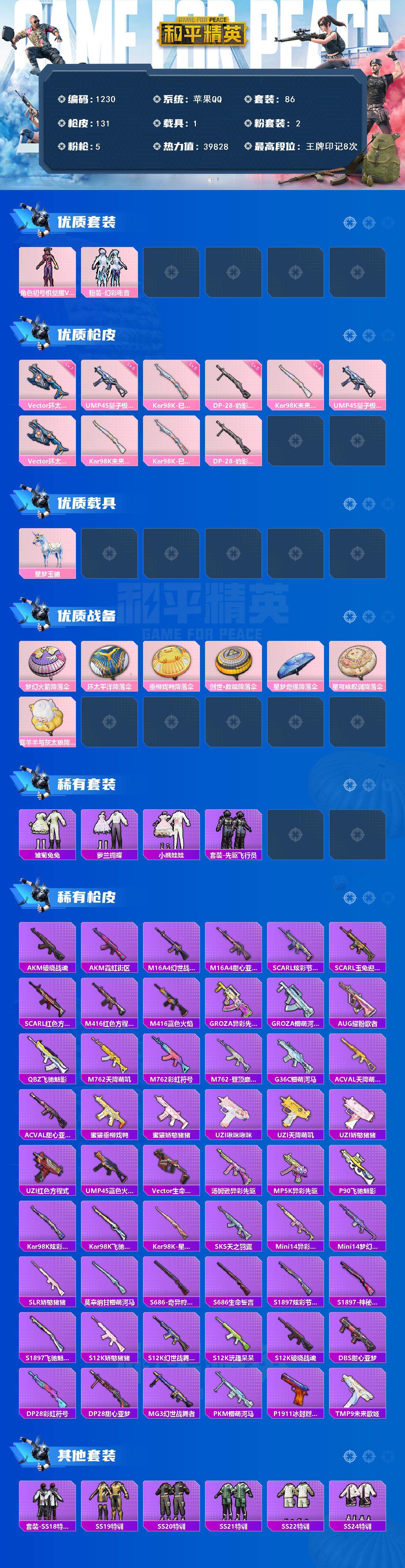 HPQM3455802和平精英账号详情图4