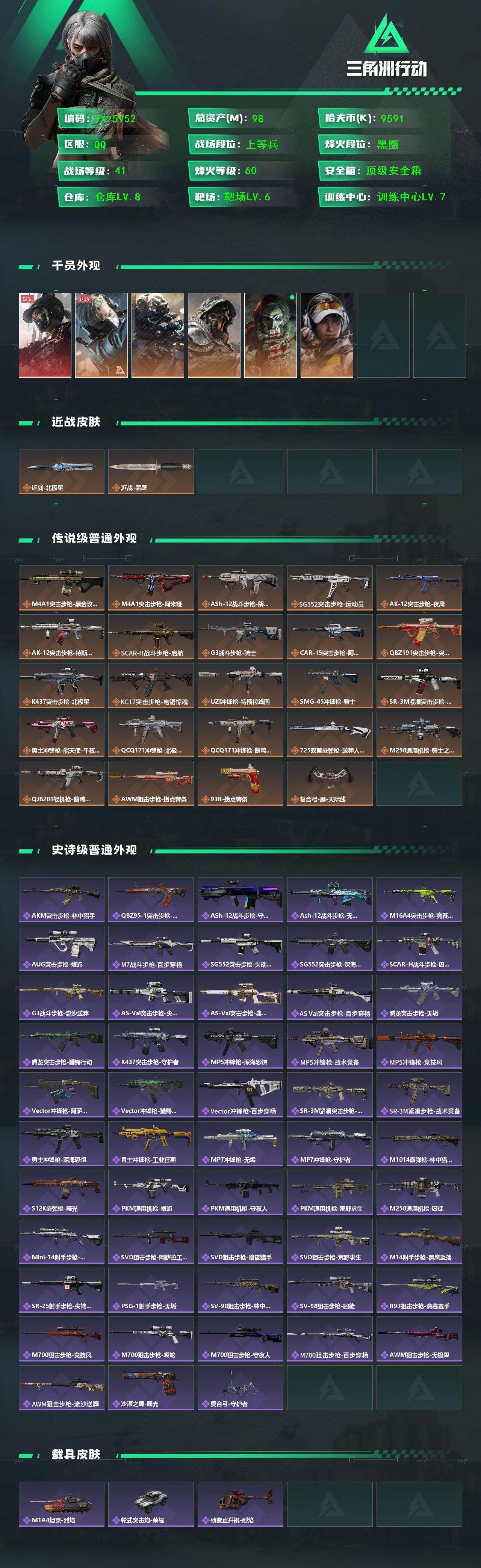 SJZCMW46424三角洲行动账号详情图2