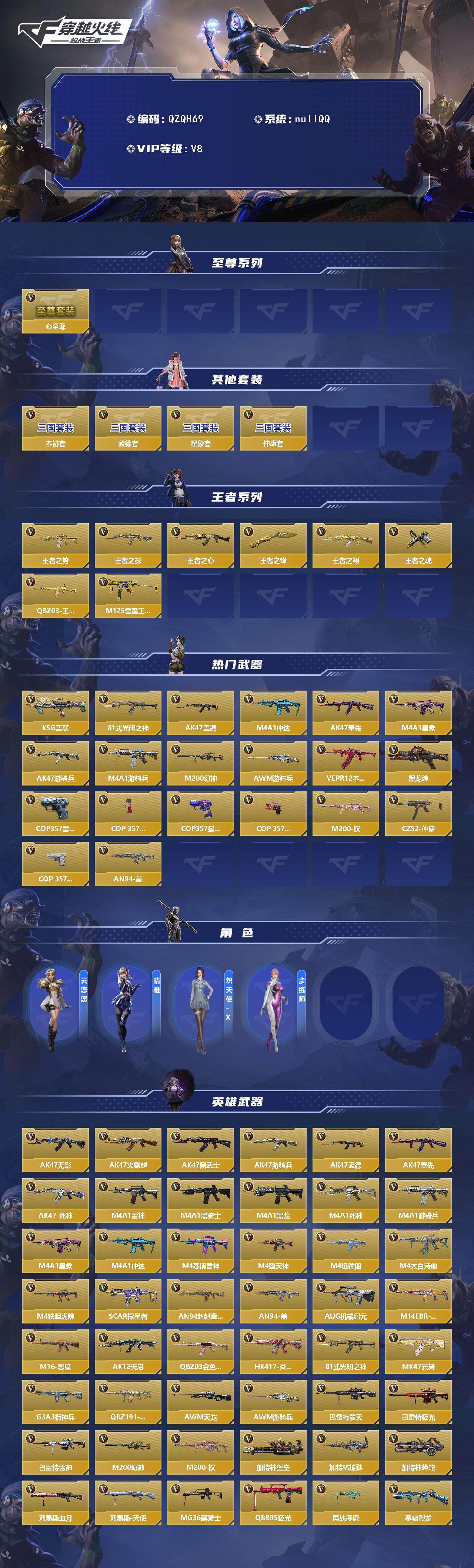 CFMEY374890枪战王者账号详情图2