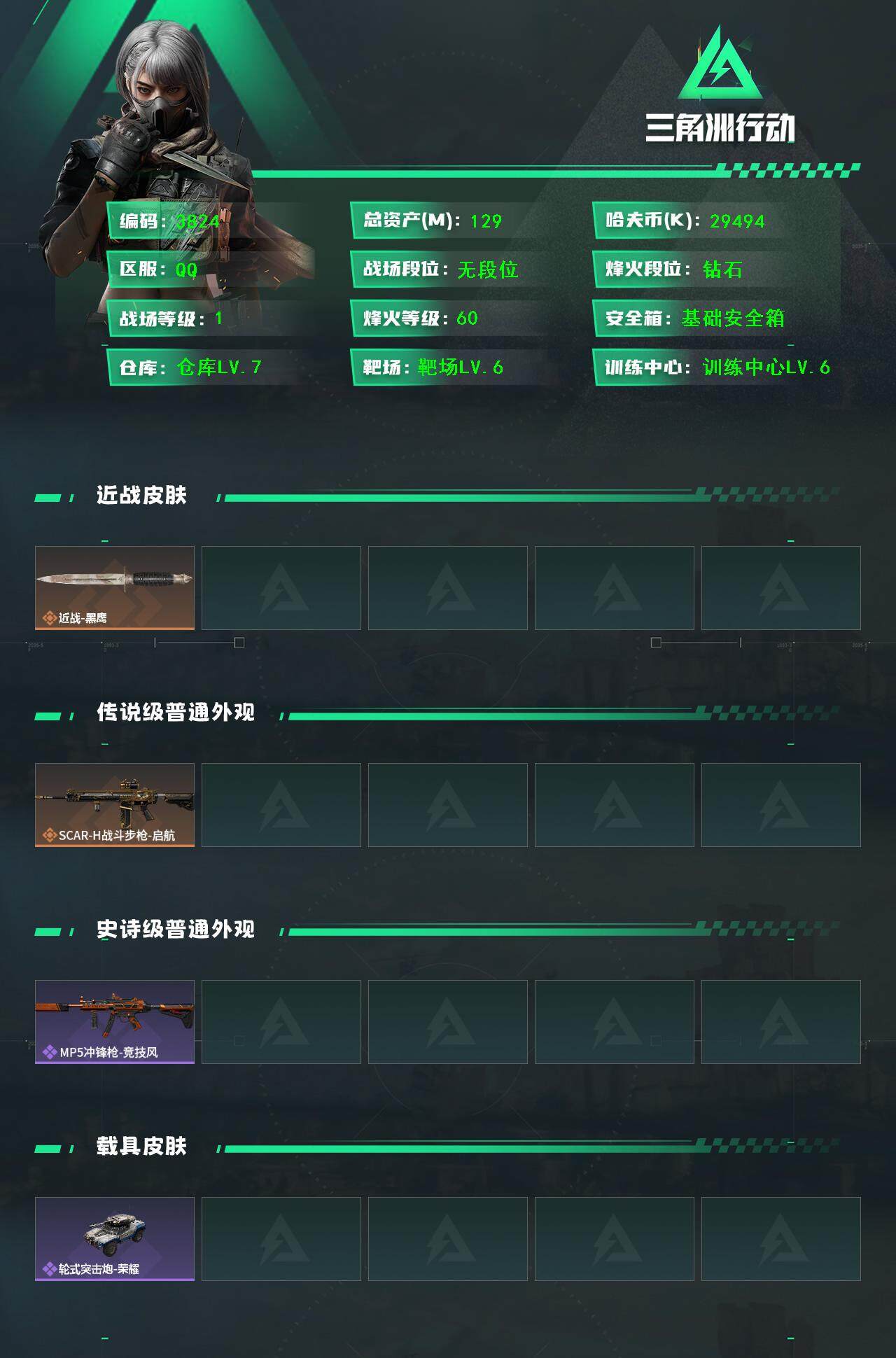 SJZQM42353三角洲行动账号详情图5 SJZQM42353三角洲行动账号详情图5