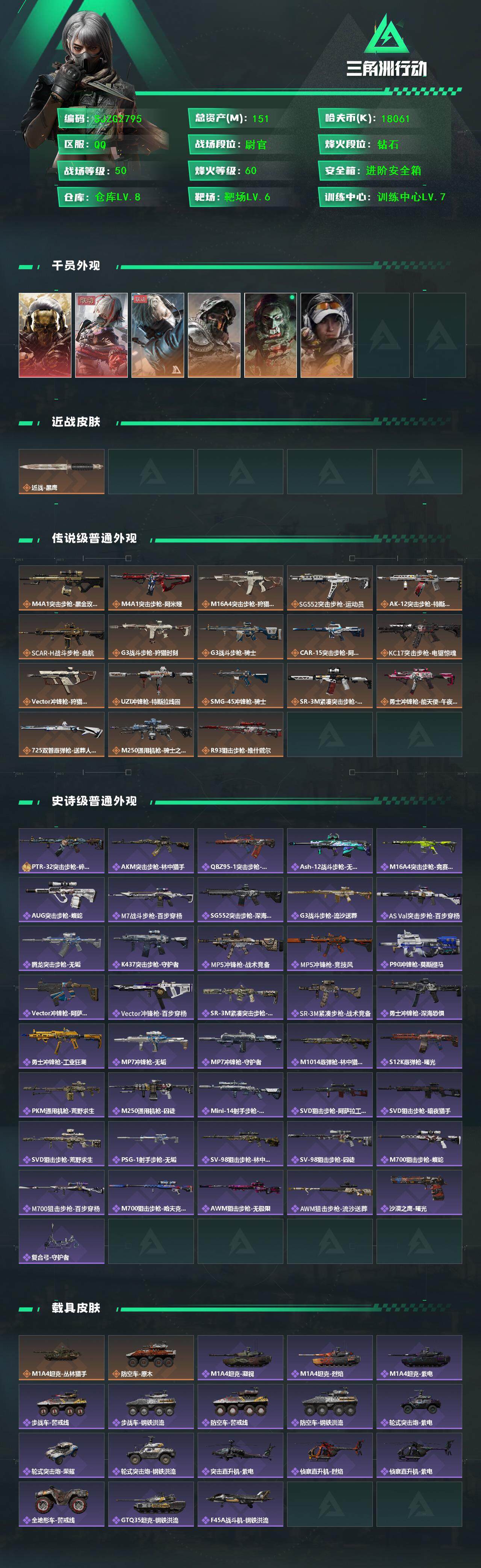 SJZQM40382三角洲行动账号详情图4