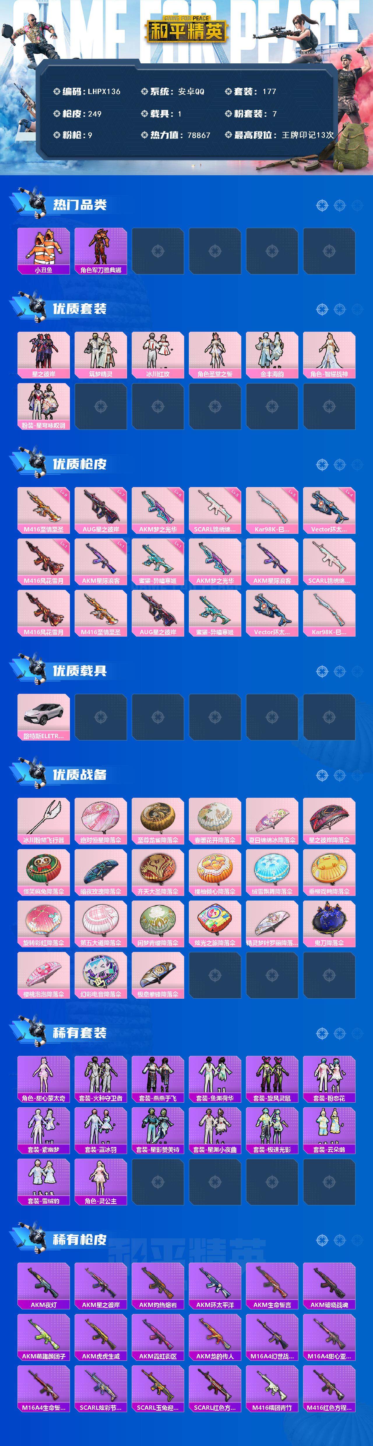 HPCMW42901和平精英账号详情图3