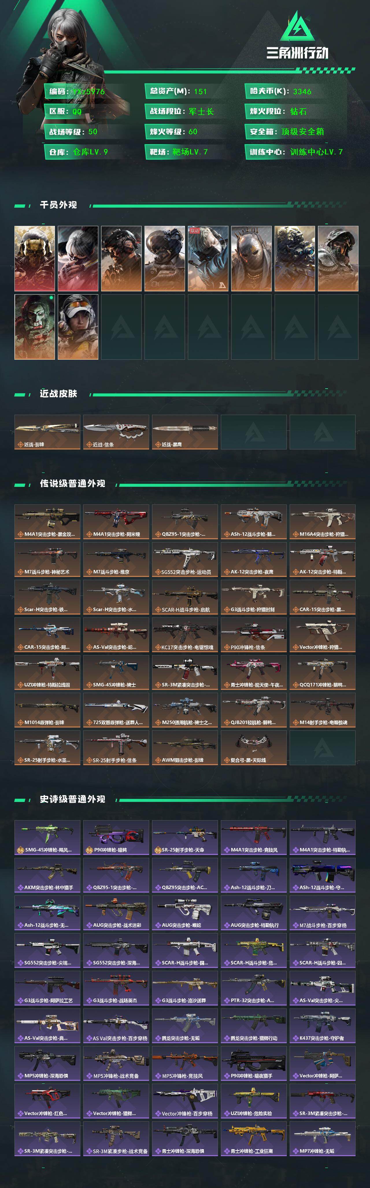 SJZCMW46438三角洲行动账号详情图2