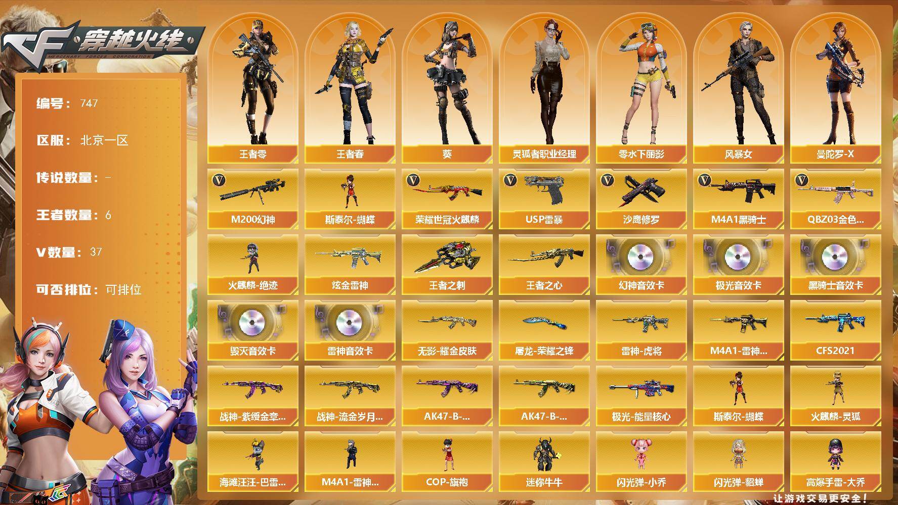 CFCMW461836穿越火线账号详情图2