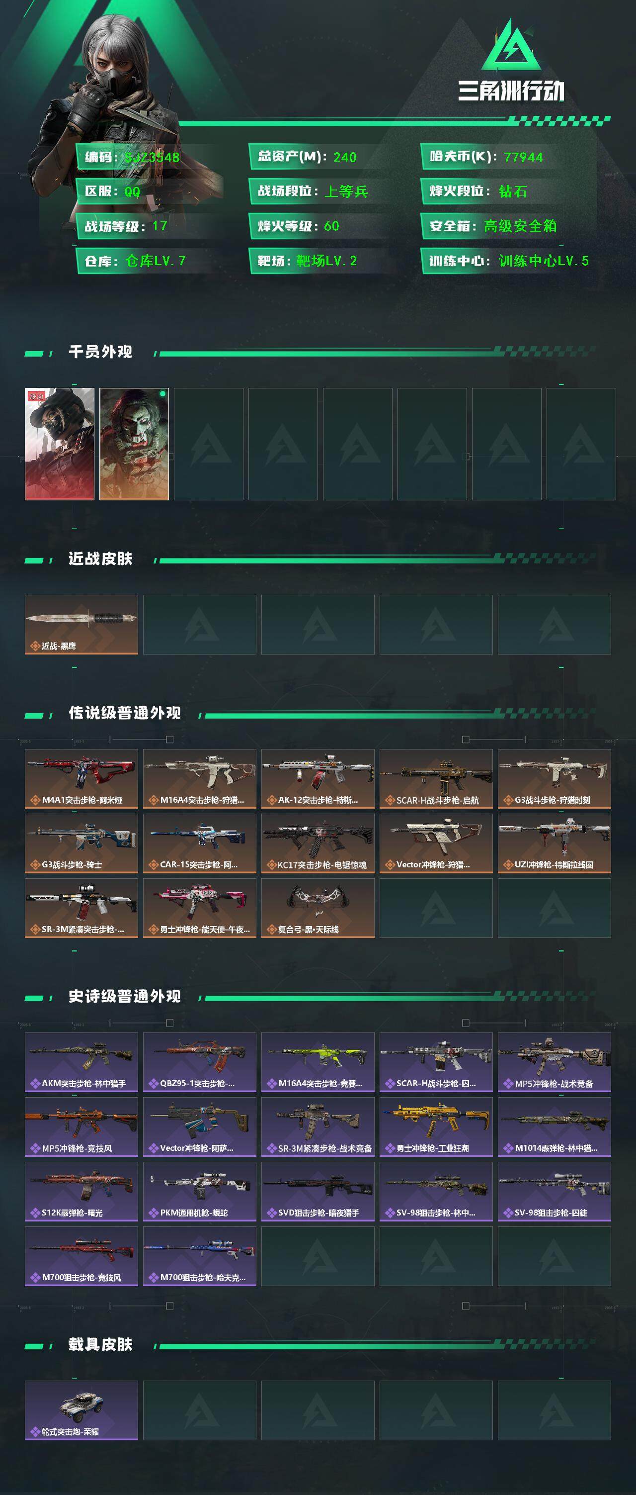 SJZEY41568三角洲行动账号详情图2