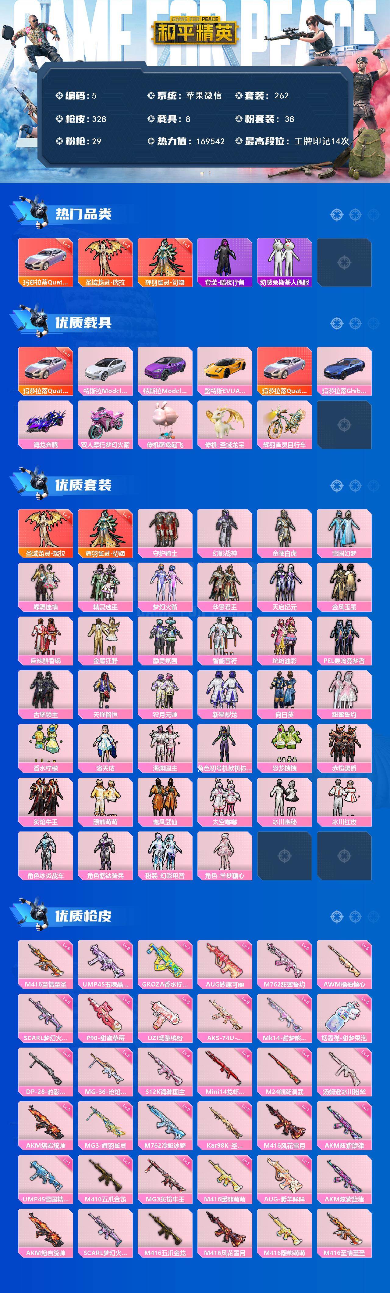 HPLE47461和平精英账号详情图2