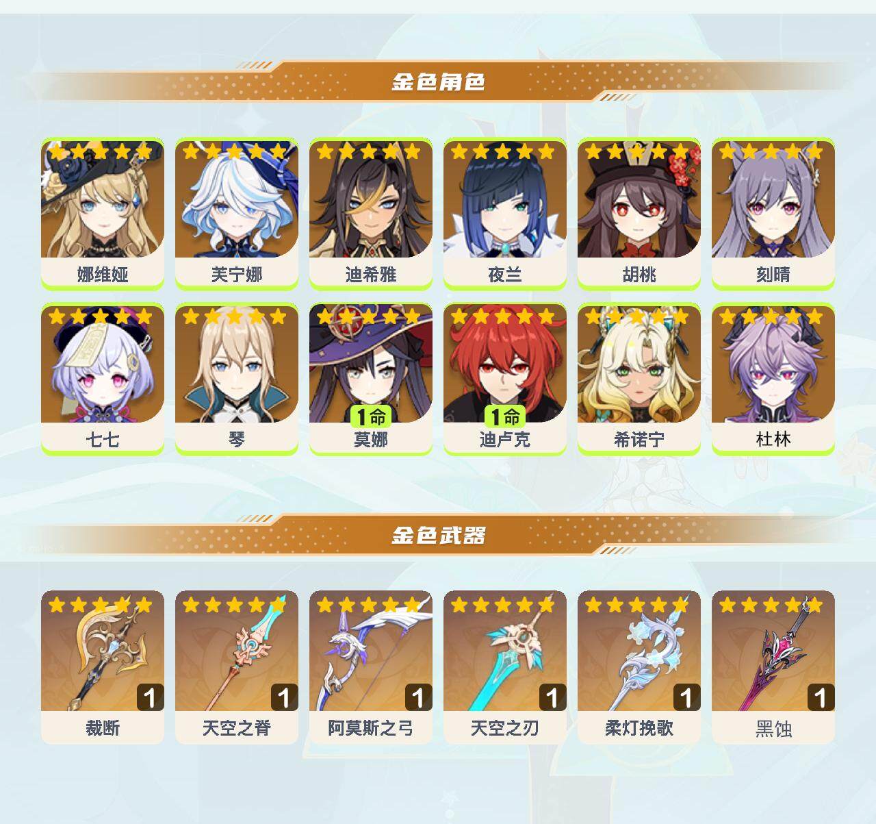 YSEY40097原神账号详情图4