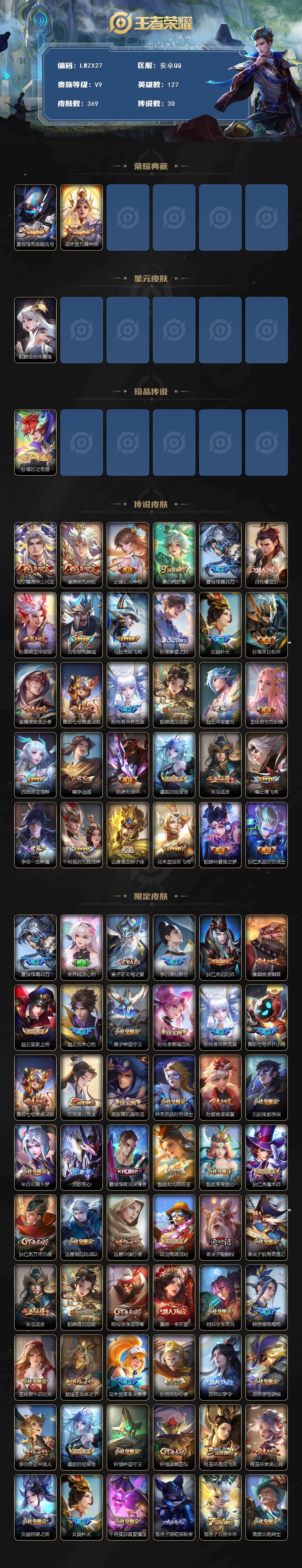 WZCMW485729王者荣耀账号详情图11