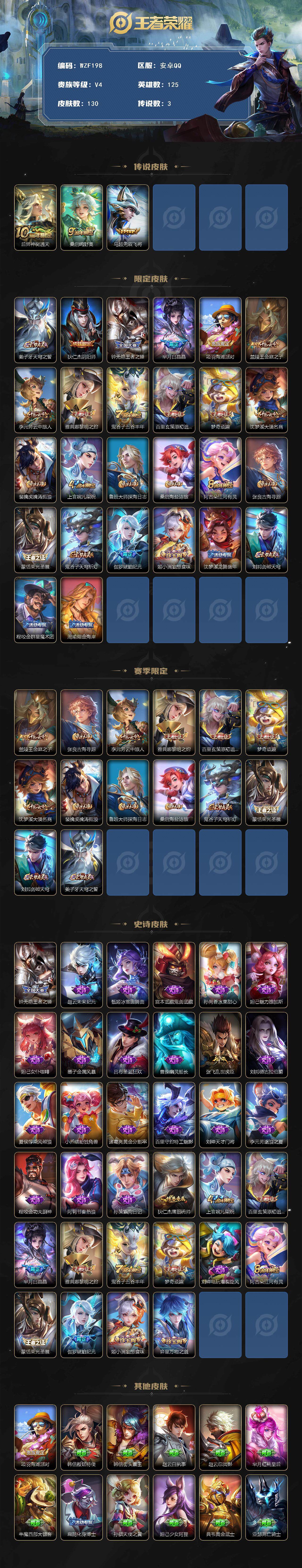 WZEY46196王者荣耀账号详情图2