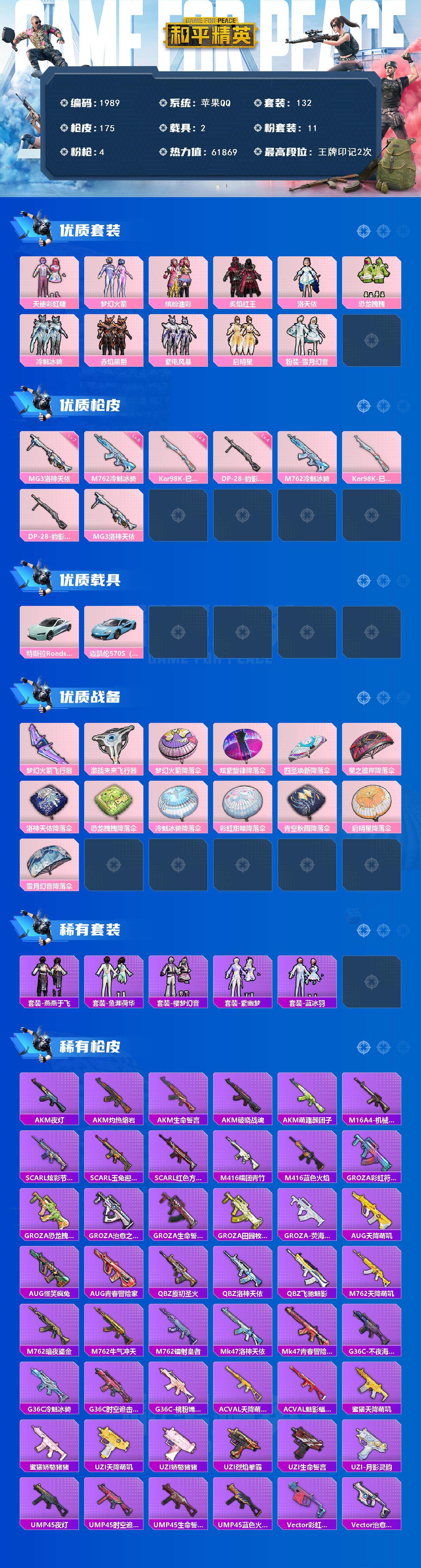 HPCMW464942和平精英账号详情图2