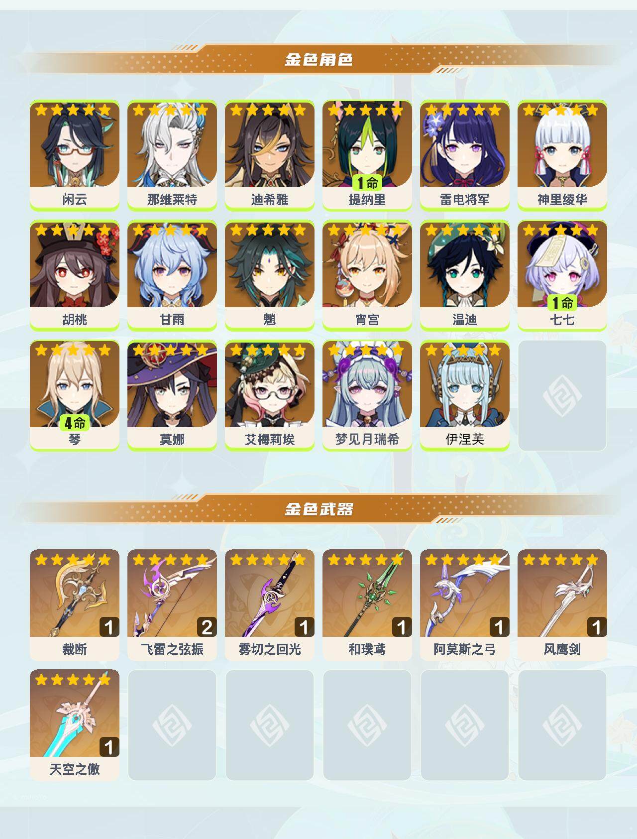 YSEY40092原神账号详情图4