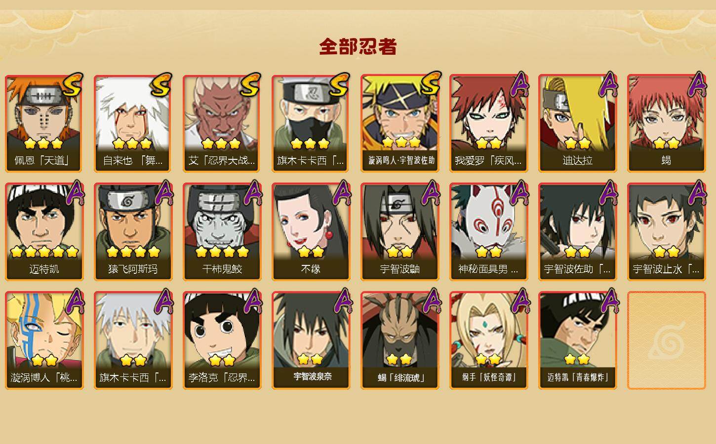 HYCMW46429火影忍者账号详情图3