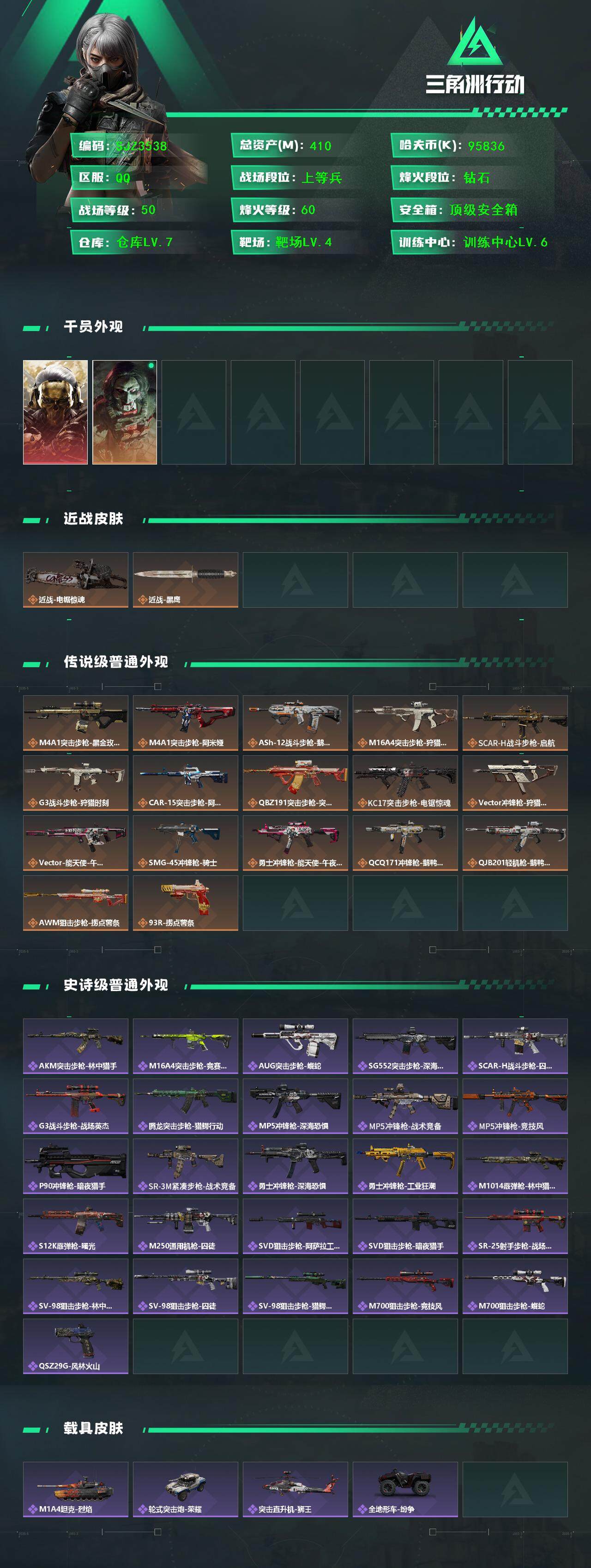 SJZEY40402三角洲行动账号详情图3