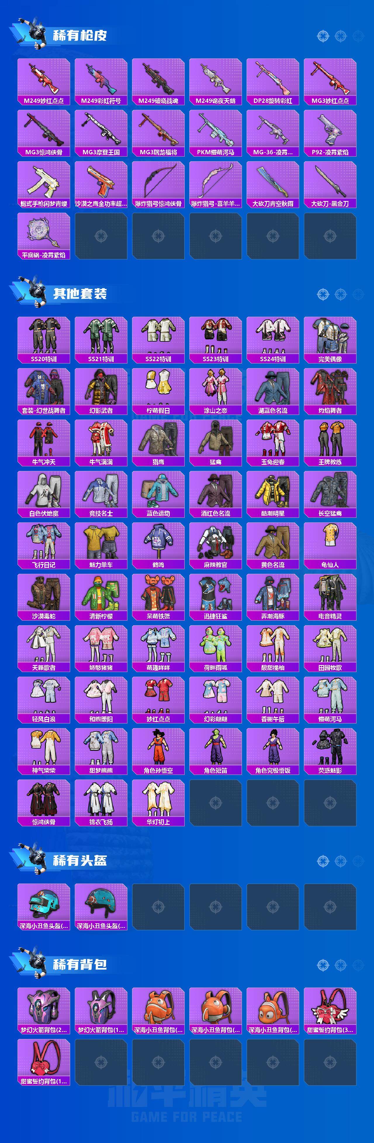 HPLX42406和平精英账号详情图3