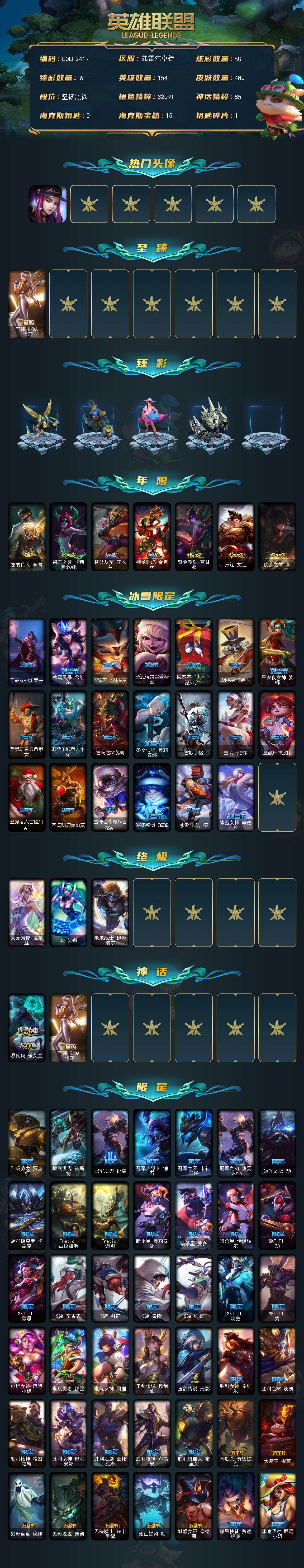 LOLQM40692英雄联盟账号详情图3