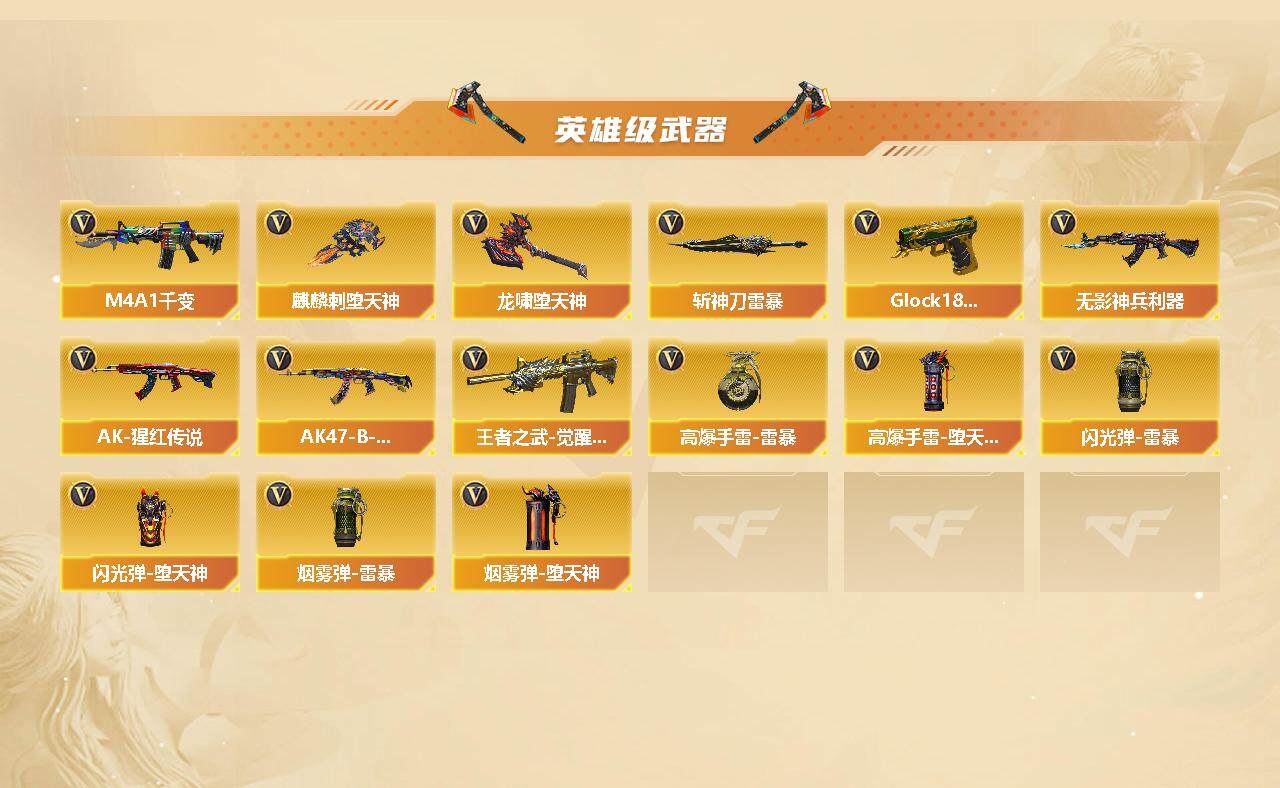 CFCMW421630穿越火线账号详情图3