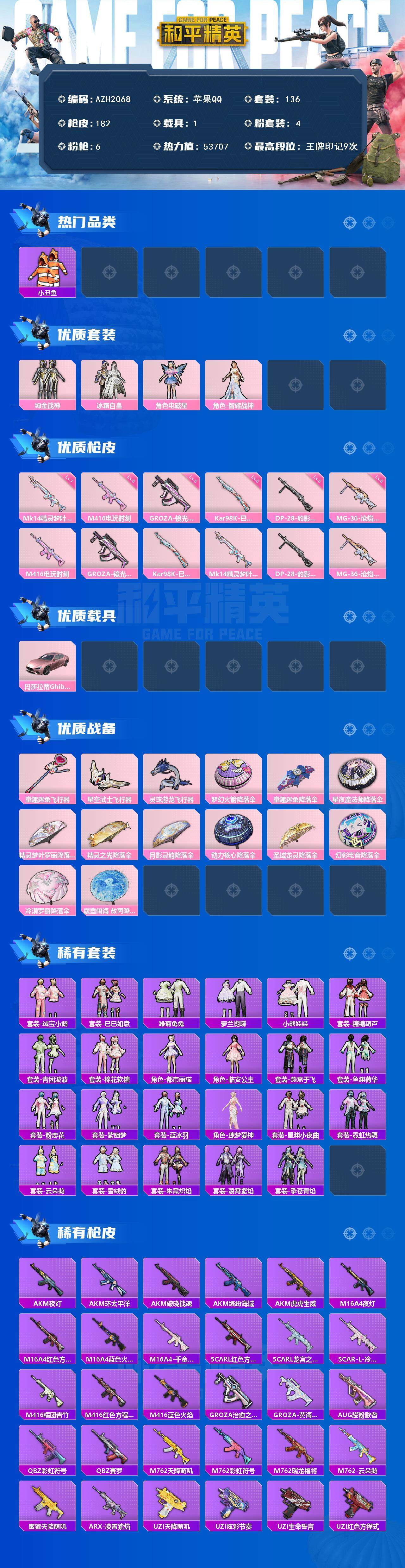 HPCMW416246和平精英账号详情图3