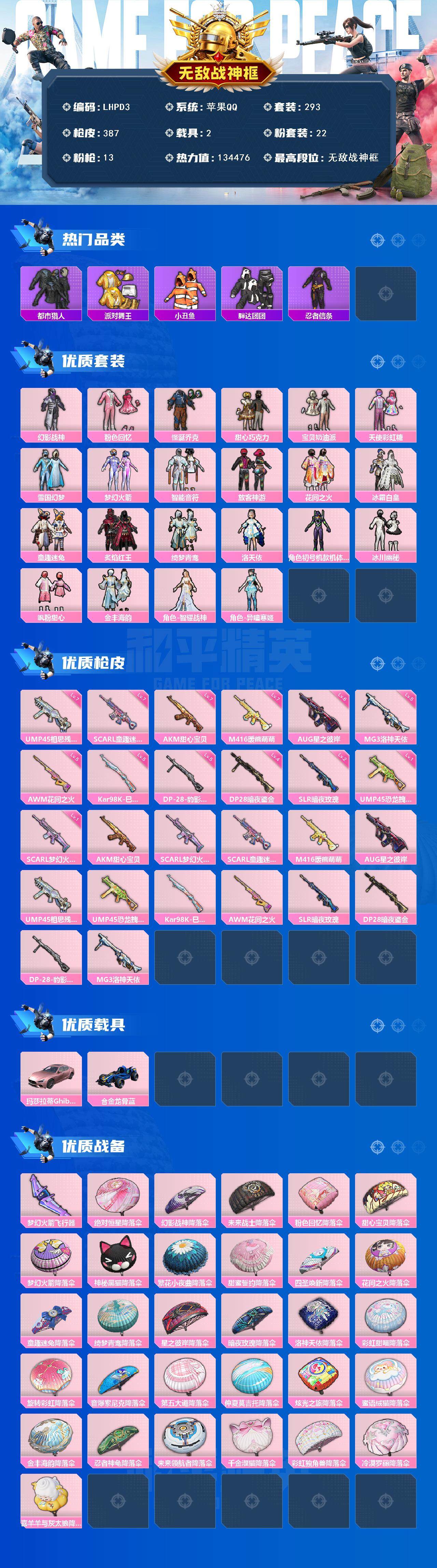 HPCMW412074和平精英账号详情图2 HPCMW412074和平精英账号详情图2