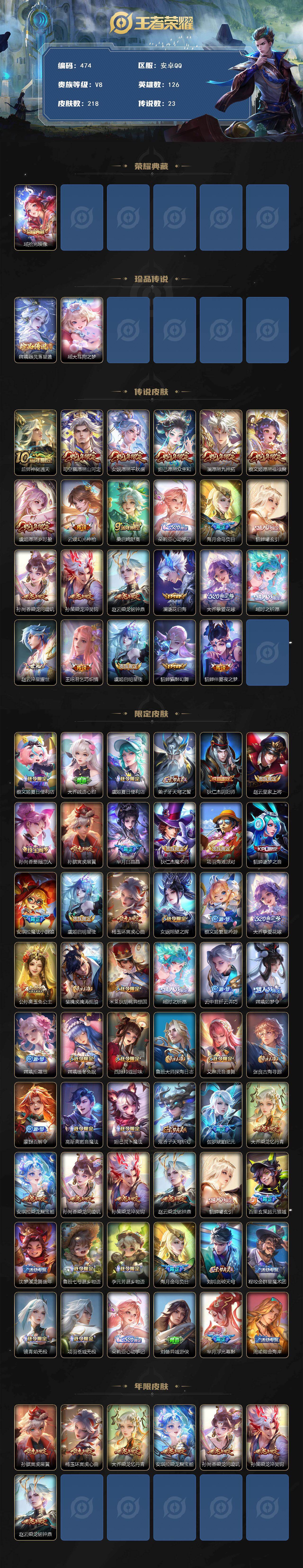 WZCMW495891王者荣耀账号详情图2