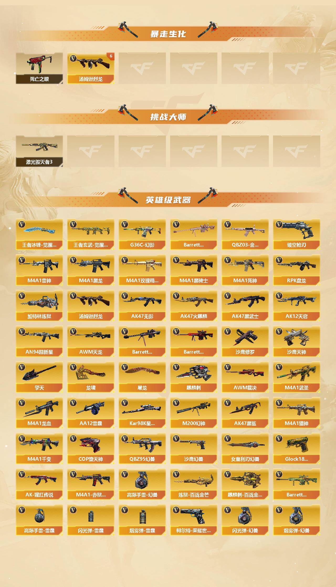 CFCMW422249穿越火线账号详情图3