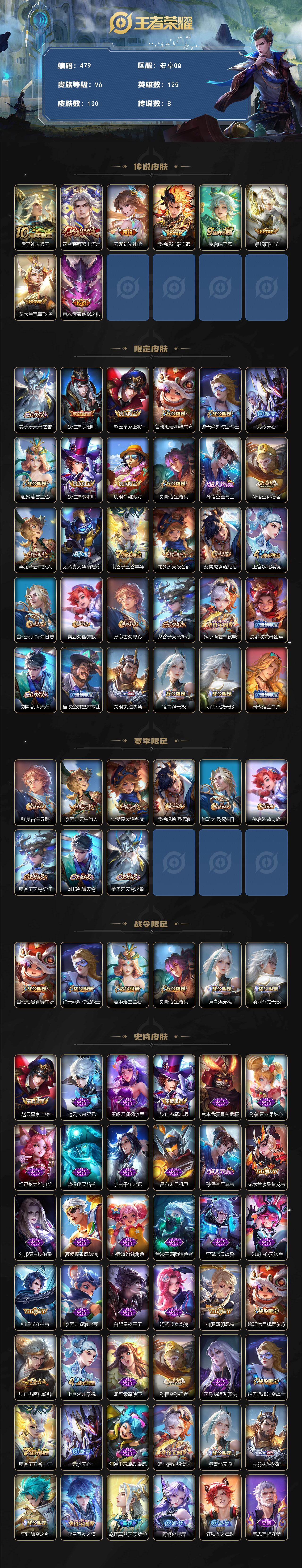 WZCMW495535王者荣耀账号详情图2