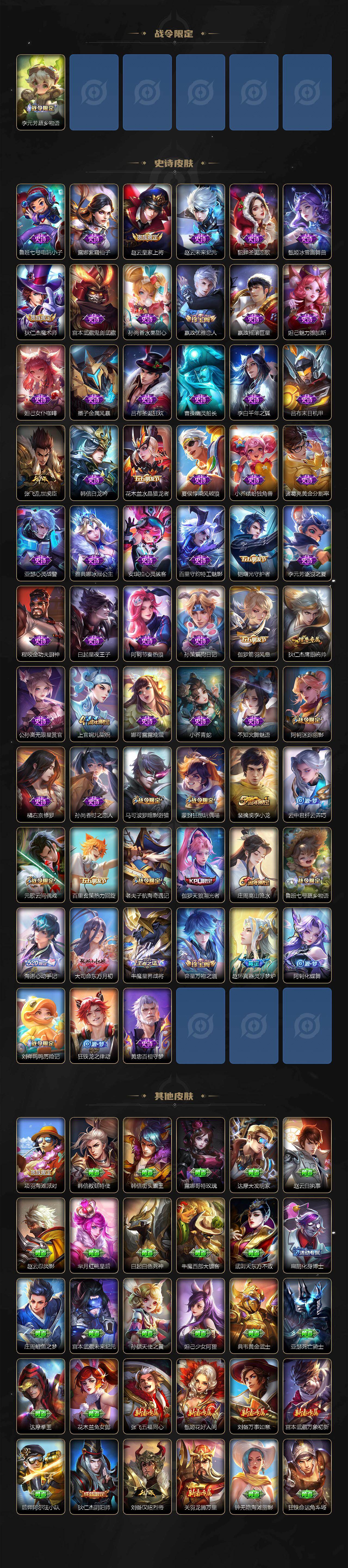 WZ03411701王者荣耀账号详情图3 WZ03411701王者荣耀账号详情图3