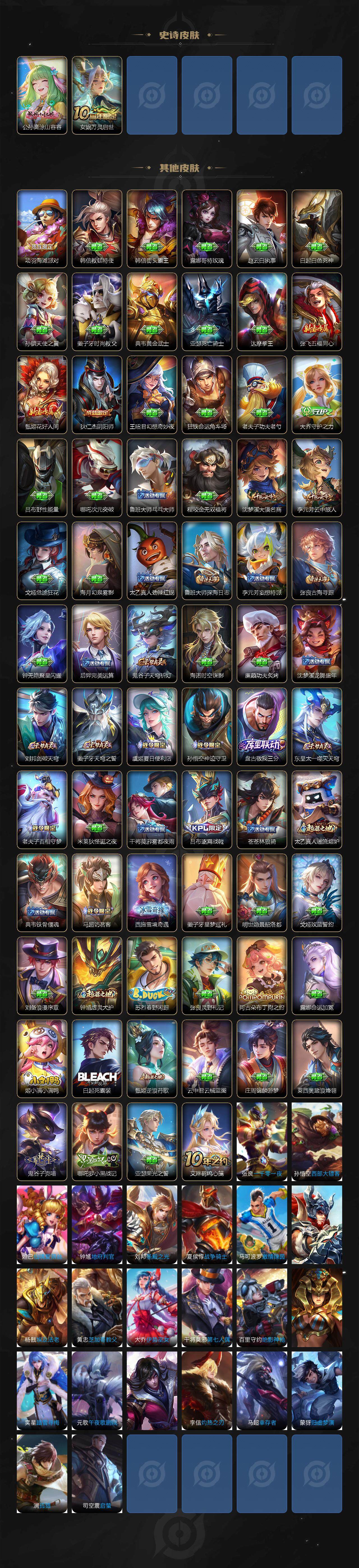 WZQM47019王者荣耀账号详情图4