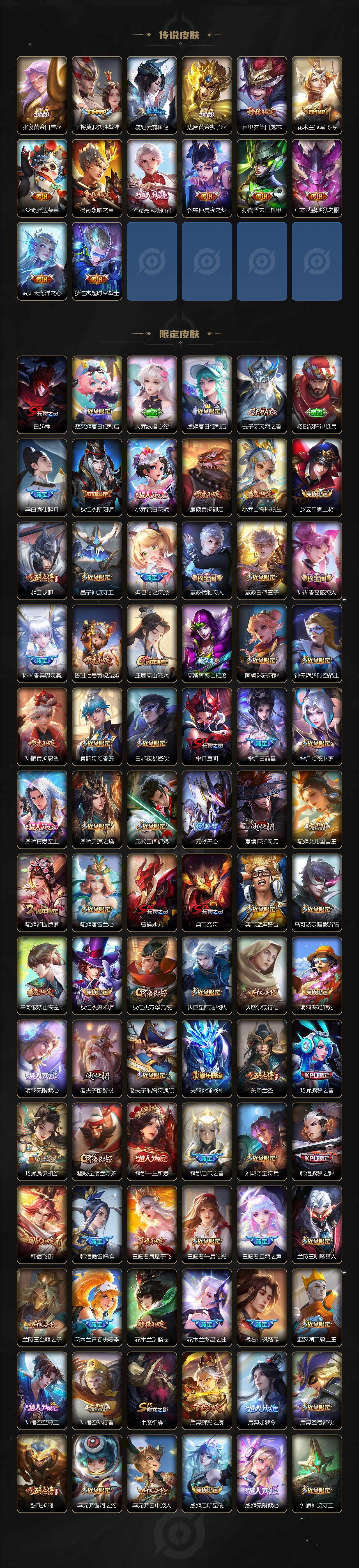 WZ0348845王者荣耀账号详情图3 WZ0348845王者荣耀账号详情图3