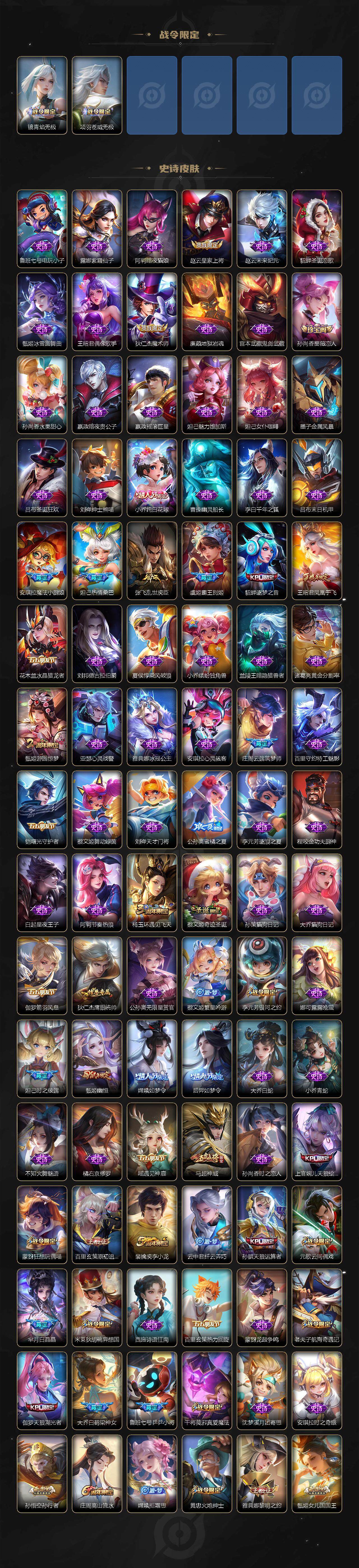 WZ0348878王者荣耀账号详情图5 WZ0348878王者荣耀账号详情图5