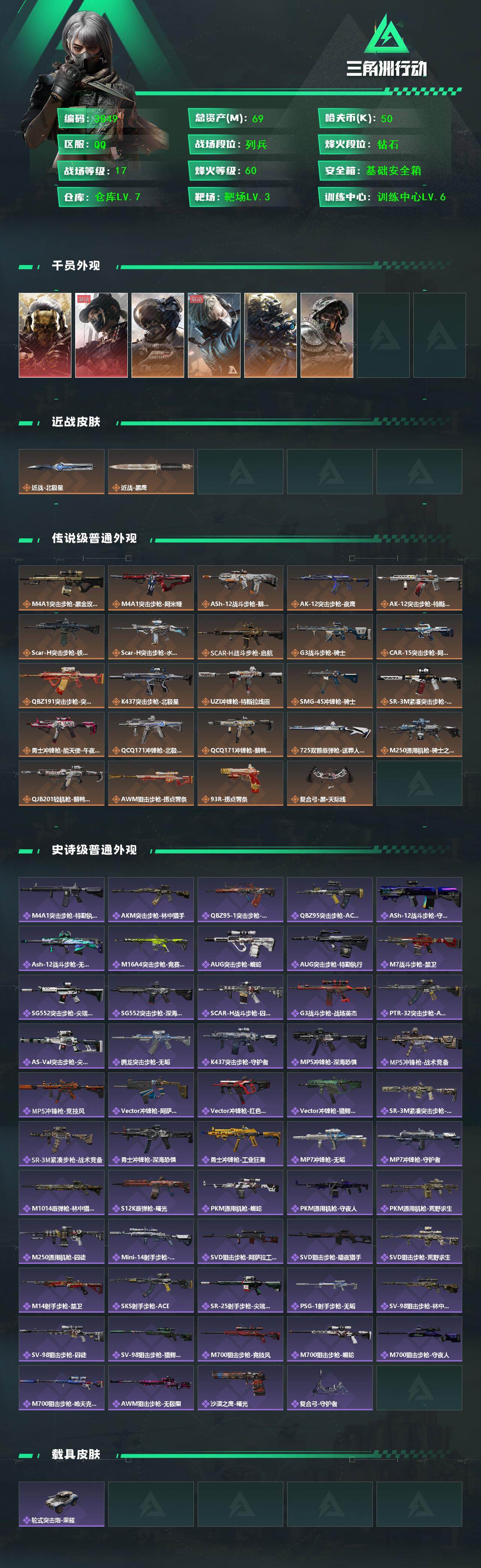 SJZQM45530三角洲行动账号详情图5