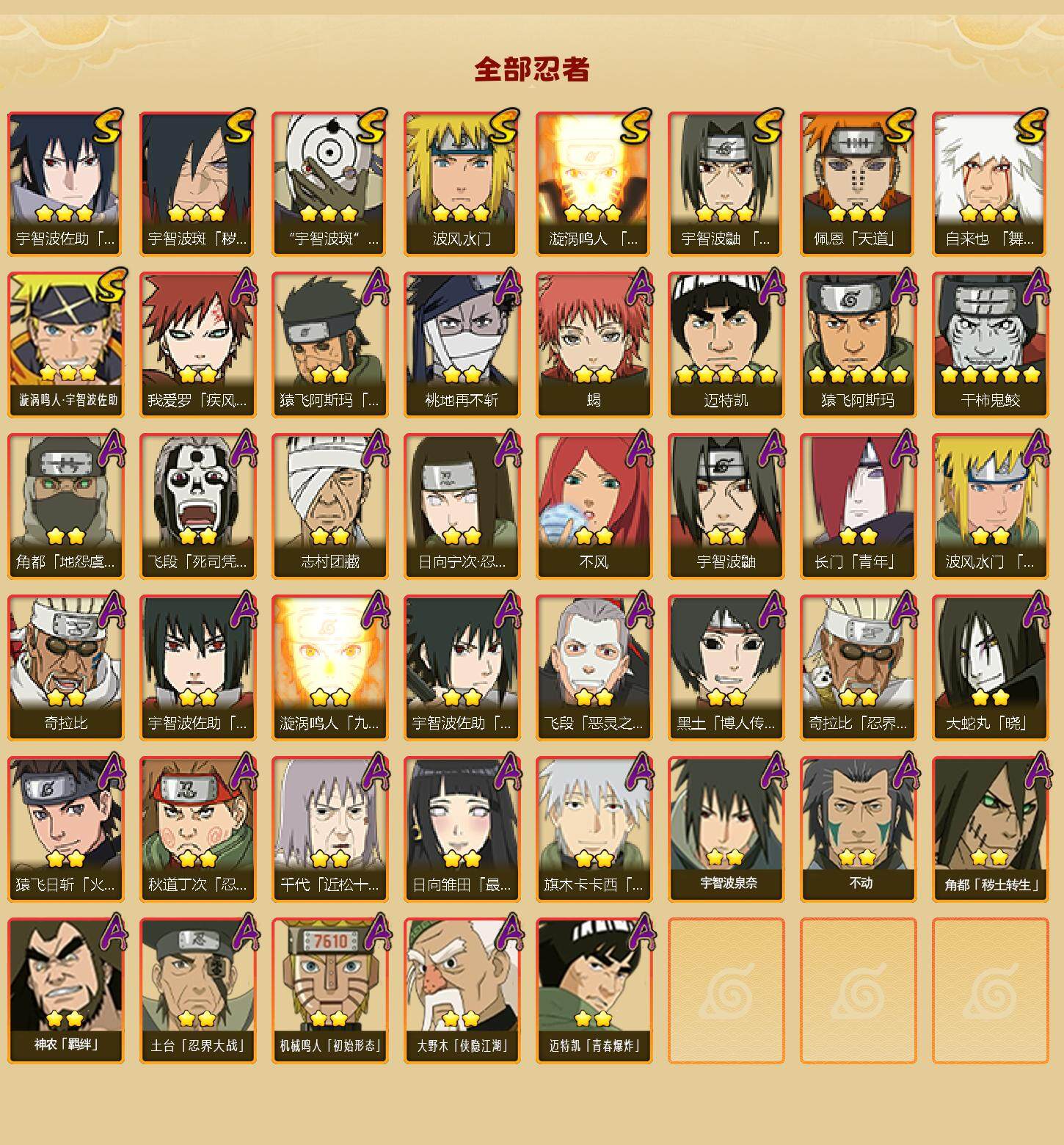 HYEY40517火影忍者账号详情图2