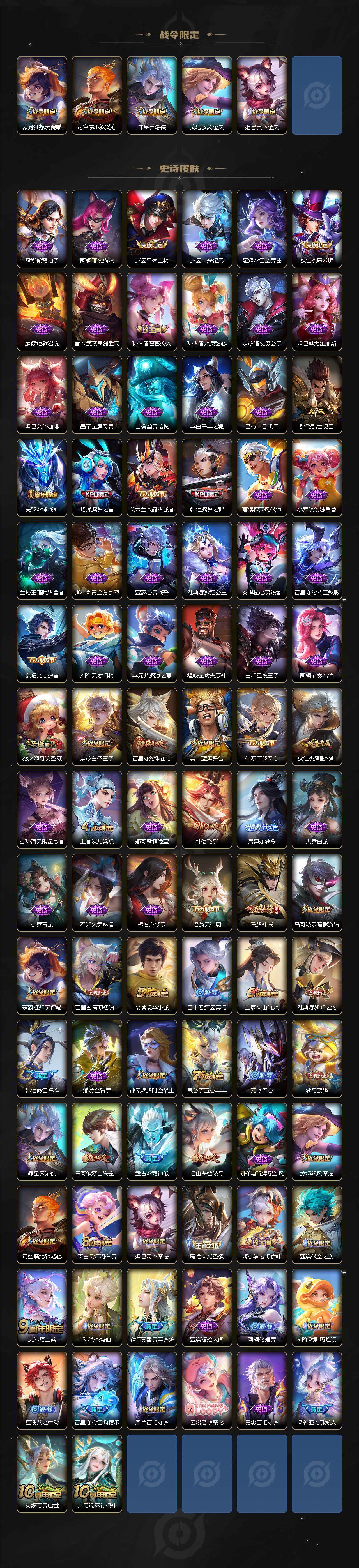 WZ0348991王者荣耀账号详情图4 WZ0348991王者荣耀账号详情图4