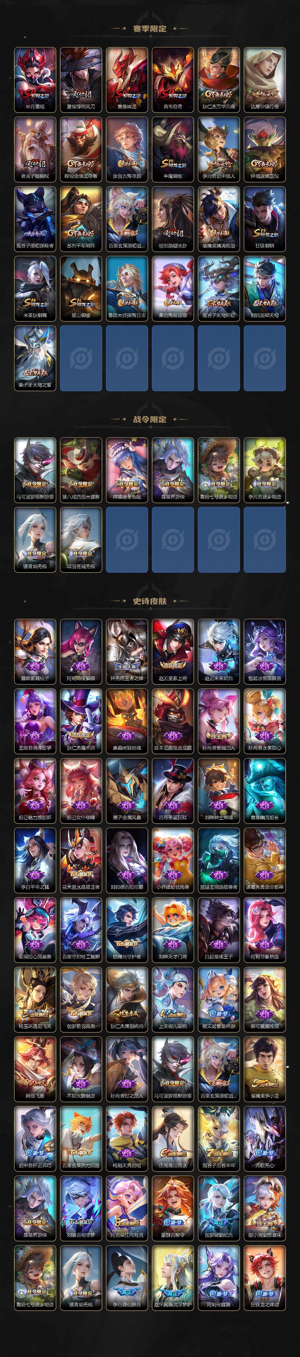 WZ0349159王者荣耀账号详情图3 WZ0349159王者荣耀账号详情图3